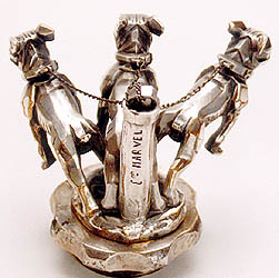 3 Chained Bulldogs - Rear