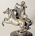 Boy riding Horses